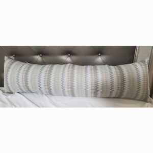 Gray Sparkly  Patterned Body Pillow